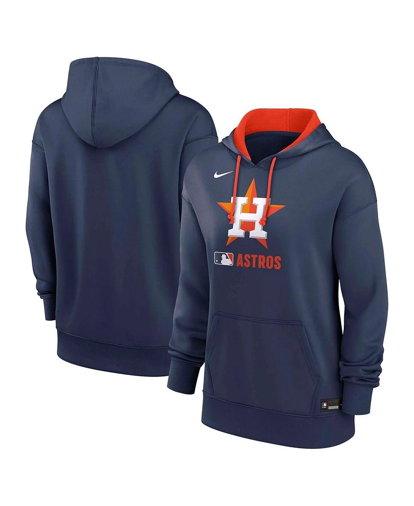 Nike Women's Navy Houston Astros Authentic Collection Performance Pullover Hoodie