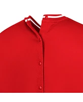 G-iii Sports by Carl Banks Men's Scarlet San Francisco 49ers Adaptive Blocker Fleece Pullover Sweatshirt