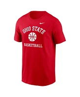 Nike Men's Scarlet Ohio State Buckeyes Basketball Icon T-Shirt