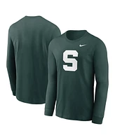 Nike Men's Michigan State Spartans Alternate Logo Long Sleeve T-Shirt