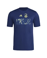 Adidas Men's Navy Philadelphia Union 2025 Jersey Hook Aeroready T-Shirt
