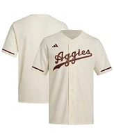 Adidas Men's Cream Texas A M Aggies Replica Baseball Jersey