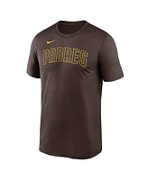 Nike Men's Manny Machado Brown San Diego Padres Legend Name and Number Home T-Shirt