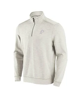 Tommy Bahama Men's Cream Philadelphia Phillies Sport Tobago Bay Tri-Blend Half-Zip Sweatshirt