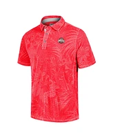 Tommy Bahama Men's Scarlet Ohio State Buckeyes Big Tall Sport Santiago Paradise Polo Shirt