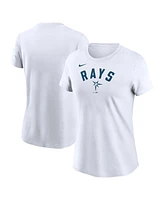 Nike Women's White Tampa Bay Rays Team Arch T-Shirt
