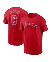 Nike Men's Anthony Rendon Red Los Angeles Angels Fuse Name Number T-Shirt