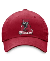 Top of the World Men's Crimson Alabama Crimson Tide Staple Alternate Logo Adjustable Hat