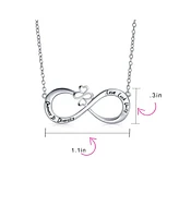 Bling Jewelry Ayllu Amulet Talisman Unique Intertwine Symbol Inspirational Words Bff Open Infinity Heart Clover Love Luck Unity Pendant Necklace