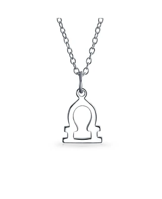 Bling Jewelry Mini Petite Minimalist Celestial Constellations Astrology Sign Horoscope Zodiac Pendant Necklace .925 Sterling Silver
