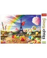 Trefl Red Funny Cities 1000 Piece Puzzle - Sweet Paris