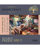 Trefl Wood Craft 501 Piece Wooden Puzzle - Treasures in the Attic