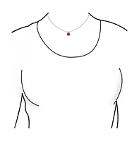 Bling Jewelry Small Red Enamel Good Luck Garden Ladybug Pendant Necklace Silver Or Gold Tone Plated 16 Inch Bead Chain