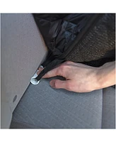 Luxury Pet Car Back Seat Cover: Black