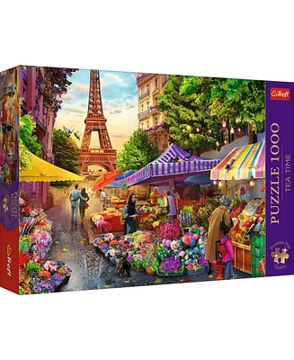 Trefl Premium Plus 1000 Piece Puzzle - Flower Market Paris