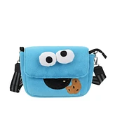 Sesame Street Cookie Monster 26 Cm Plush Women's Crossbody Bag