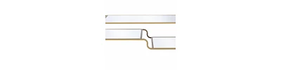 Minimalist Glass and Metal Coffee Table – Elegant and Functional