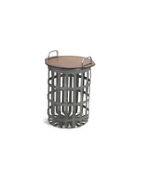 Round Accent Table – Minimalist and Durable Construction