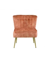 Modern Solid Color Slipper Chair – Stylish Accent Seating