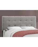 Upholstered Bed Frame with Padded Headboard for Bedroom Comfort