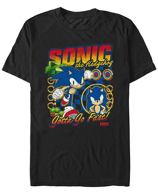 Fifth Sun Men's Racer Sonic Short Sleeve T-Shirt