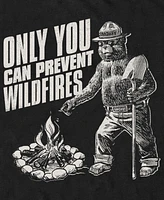 Fifth Sun Men's Prevent Wildfires Point Short Sleeve T-Shirt