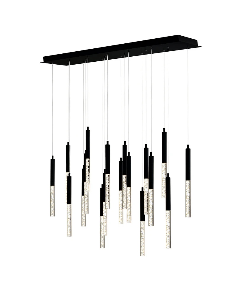 Cwi Lighting 48" Metal Dragonswatch Integrated Led Chandelier