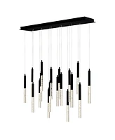 Cwi Lighting 48" Metal Dragonswatch Integrated Led Chandelier