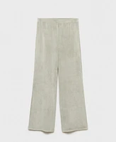 Mango Women's Velour Soft Touch Pants