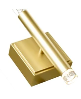 Cwi Lighting 4.3" Metal Dragonswatch Integrated Led Wall Light