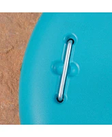 Teal Concrete Umbrella Base - Patio Table or Standalone