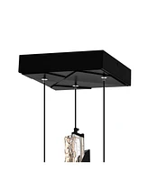 Cwi Lighting 18" Metal Valira Integrated Led Mini Pendant