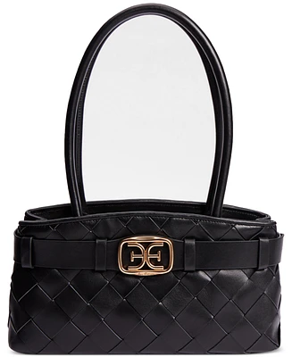 Sam Edelman Cleo Medium Woven Leather Satchel