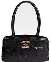Sam Edelman Cleo Medium Woven Leather Satchel