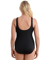 Shape Solver Sport by Mimi Flamingo Women's Linked Up High-Neck Swimsuit