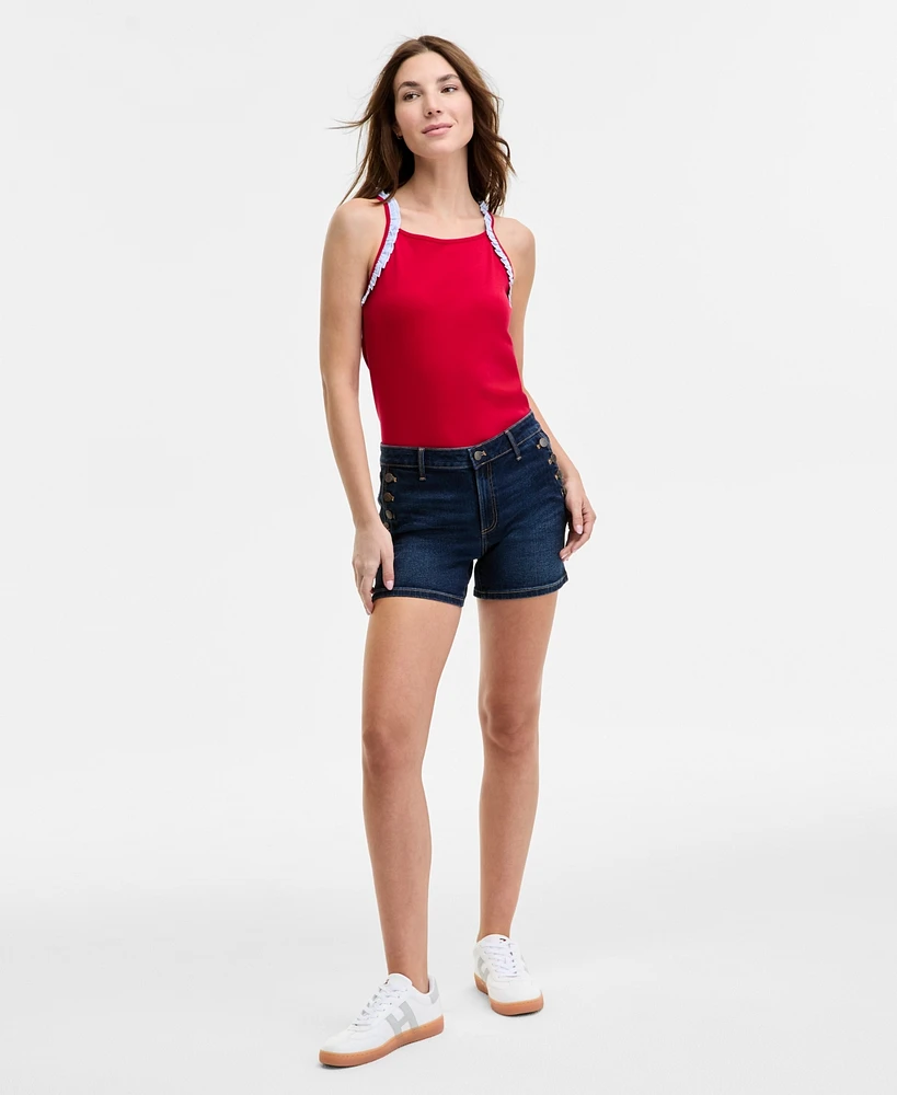 Tommy Hilfiger Women's Greenwich Sailor Jean Shorts