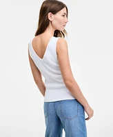 Tommy Hilfiger Women's Crochet-Trim Sweater Tank Top