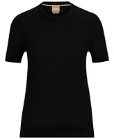 Boss by Hugo Boss Women's Short-Sleeved Sweater