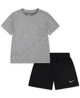 Nike Toddler Boys Dri-fit T-Shirt & Shorts, 2 Piece Set