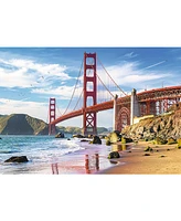 Trefl Red 1000 Piece Puzzle - Golden Gate Bridge, San Francisco, Usa