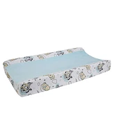 Lambs & Ivy Disney Baby Winnie the Pooh Hugs Soft Blue Minky Changing Pad Cover