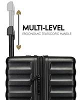Elle Excursion 3-Piece Expandable Chic Spinner Luggage Set