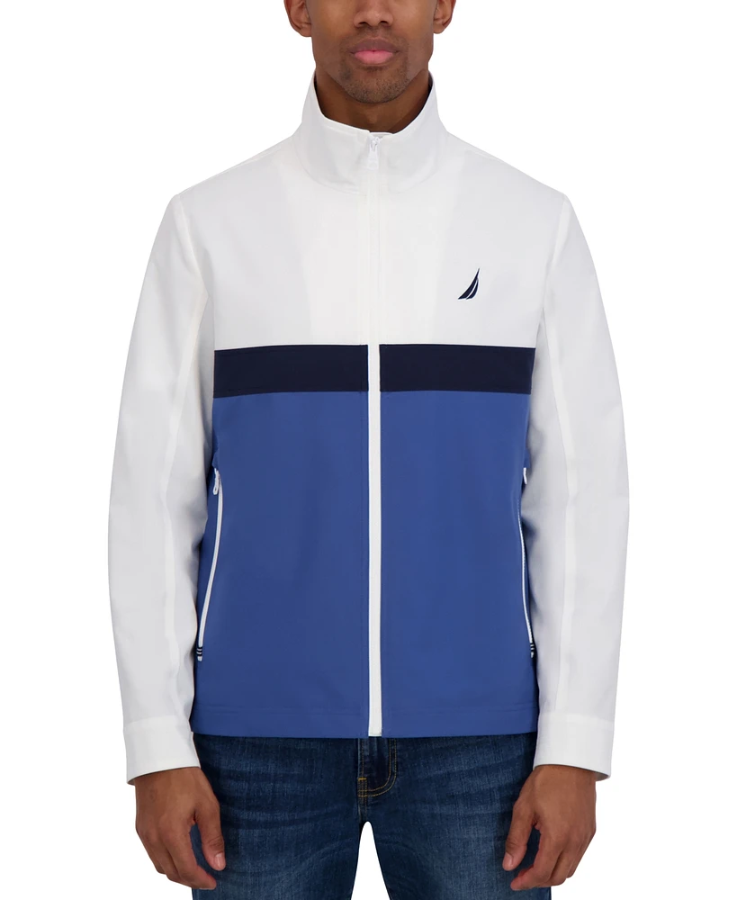 Nautica Men's Color Blocked Transitional Jacket