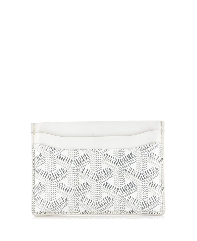 Pre-Owned Goyard Saint Sulpice Card Holder Coated Canvas
