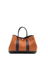 Pre-Owned Hermes 30 Garden Party Tote Toile and Leather