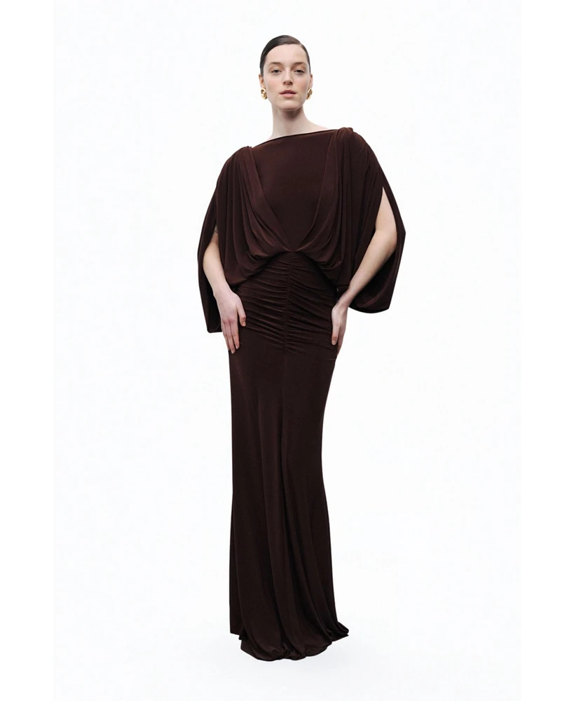 Nocturne Women's Draped Maxi Dress
