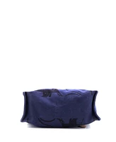 Pre-Owned Hermes Etriviere Shopping Tote Printed Toile and Leather