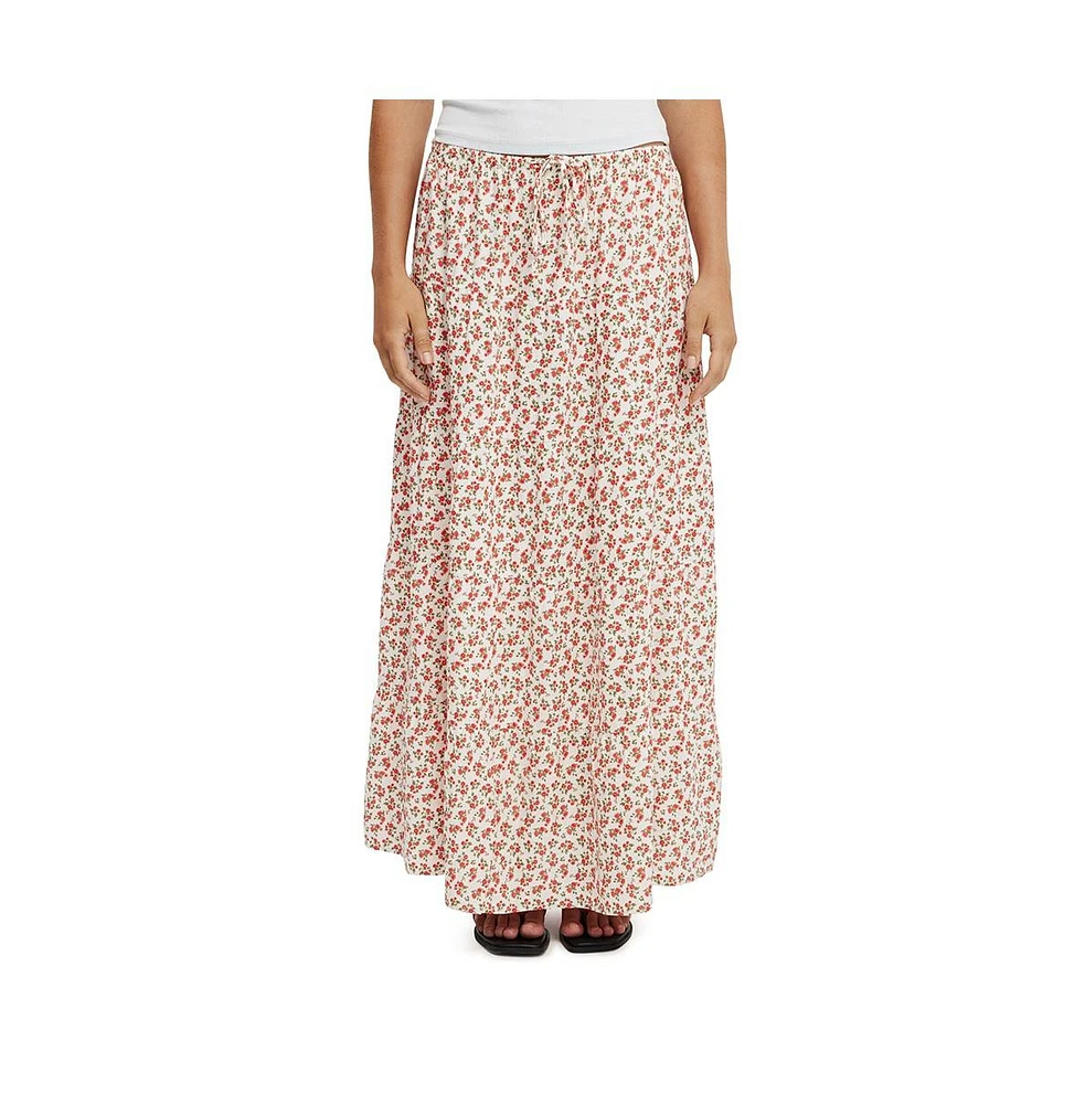Cotton On Women's Haven Multi Tiered Maxi Skirt