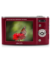 Minolta MND20-r 44 Mp 2.7K Ultra Hd Digital Camera, Red