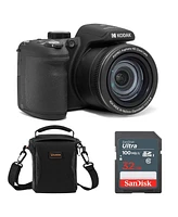 Kodak Kodak Pixpro AZ405-bk 20MP Digital Camera 40X Optical Zoom 24mm Wide Angle Lens Optical Image Stabilization 1080P Full Hd Video 3" Lcd Vlog